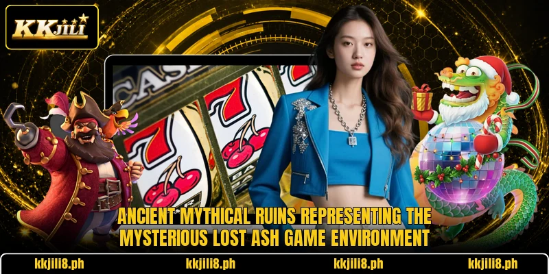 Ancient mythical ruins representing the mysterious Lost Ash Game environment