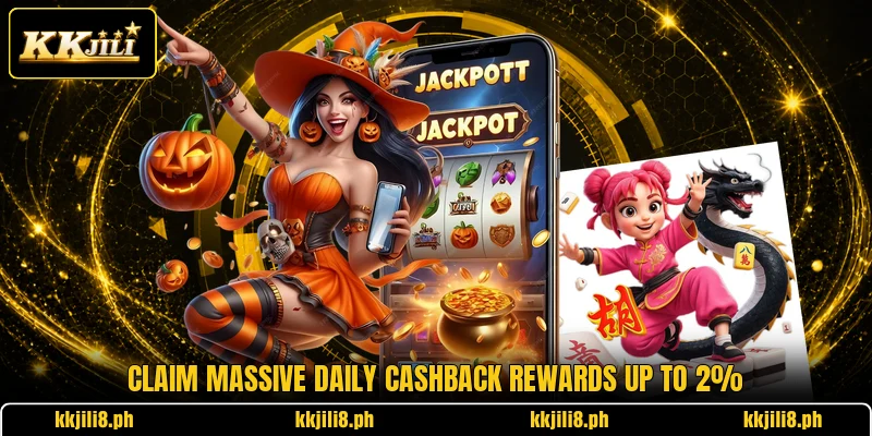 Claim massive daily cashback rewards up to 2%