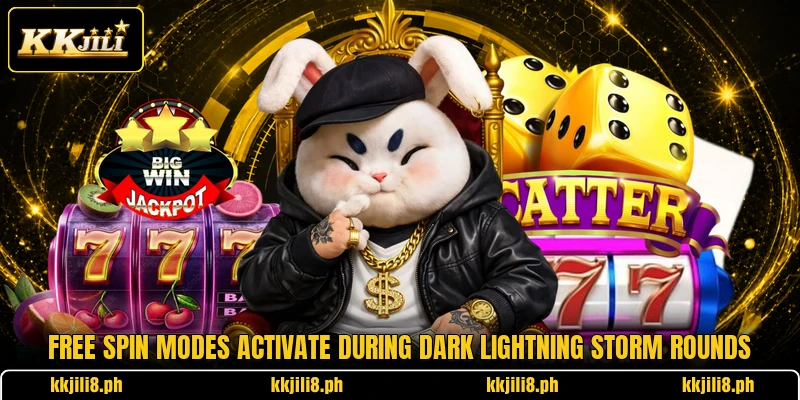 Free spin modes activate during dark lightning storm rounds