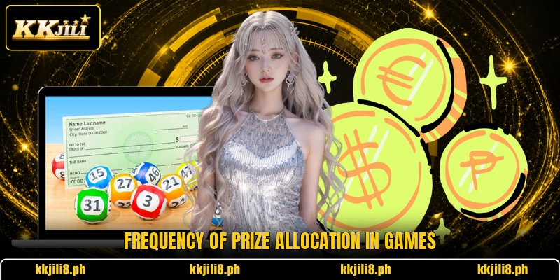 Frequency of prize allocation in games