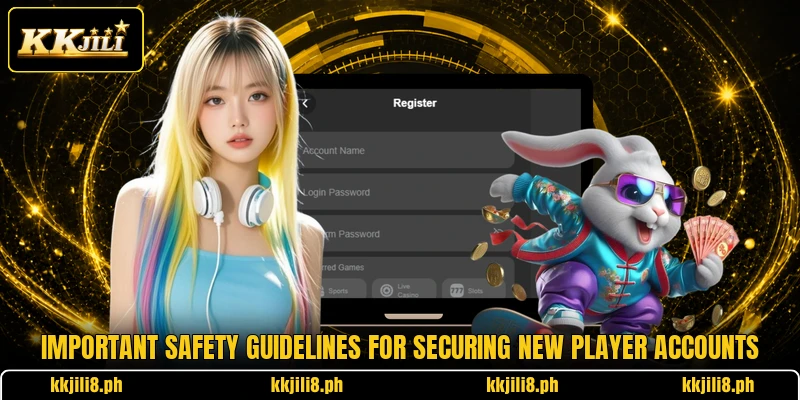 Important safety guidelines for securing new player accounts