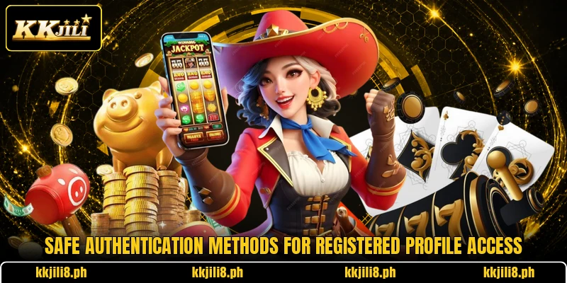 Safe authentication methods for registered profile access
