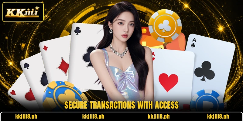 Secure transactions with access