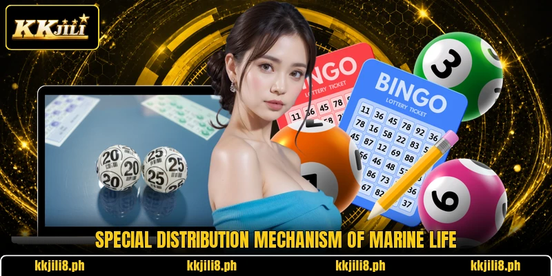 Special distribution mechanism of marine life